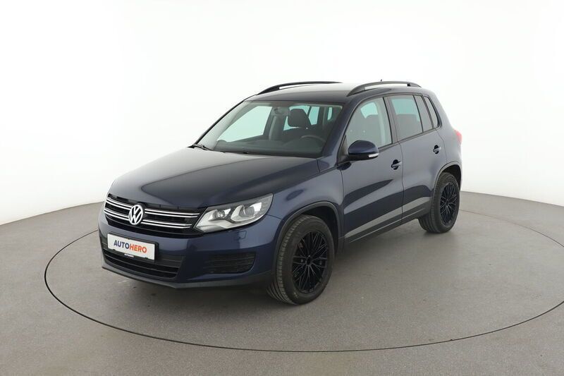 Blau Gebraucht 2015 VW Tiguan Trendline SUV | 13.690 € (Fairer Preis) - Bild 1/4
