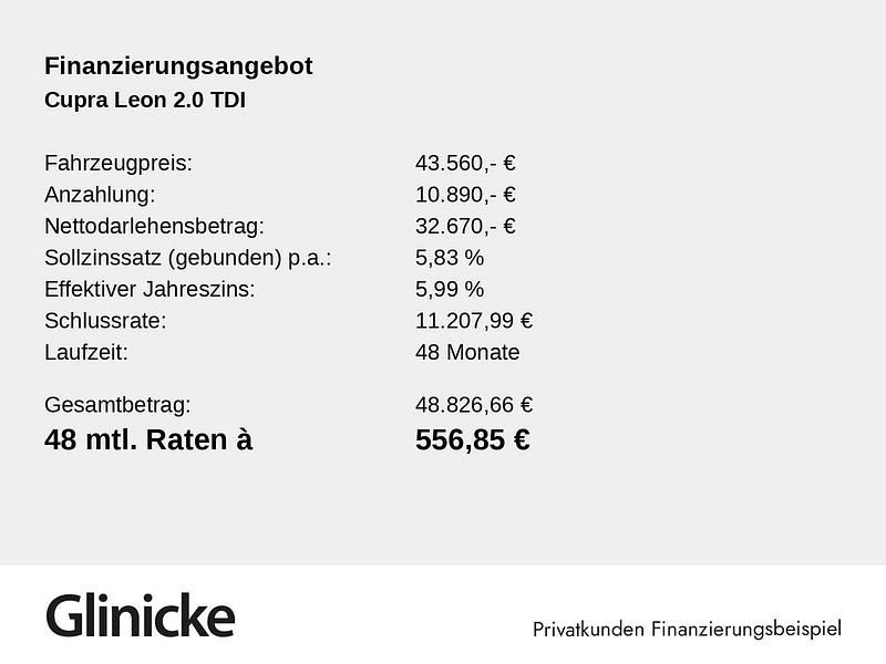 Neu Cupra Leon 150 PS (110 kW) 2025 Mitternachtsschwarz Kombi