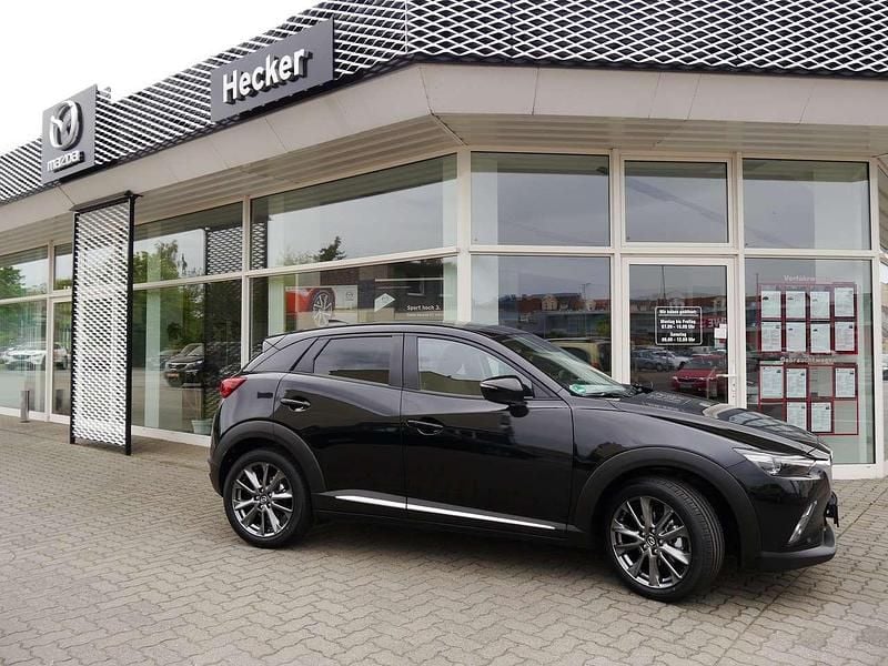 Onyxschwarz metallic 41w Gebraucht 2018 Mazda CX-3 Sports-Line SUV | 14.600 € (Fairer Preis) - Bild 1/4