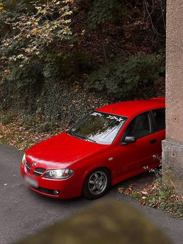 Gebraucht Nissan Almera 98 PS (72 kW) 2006 Rot Kleinwagen