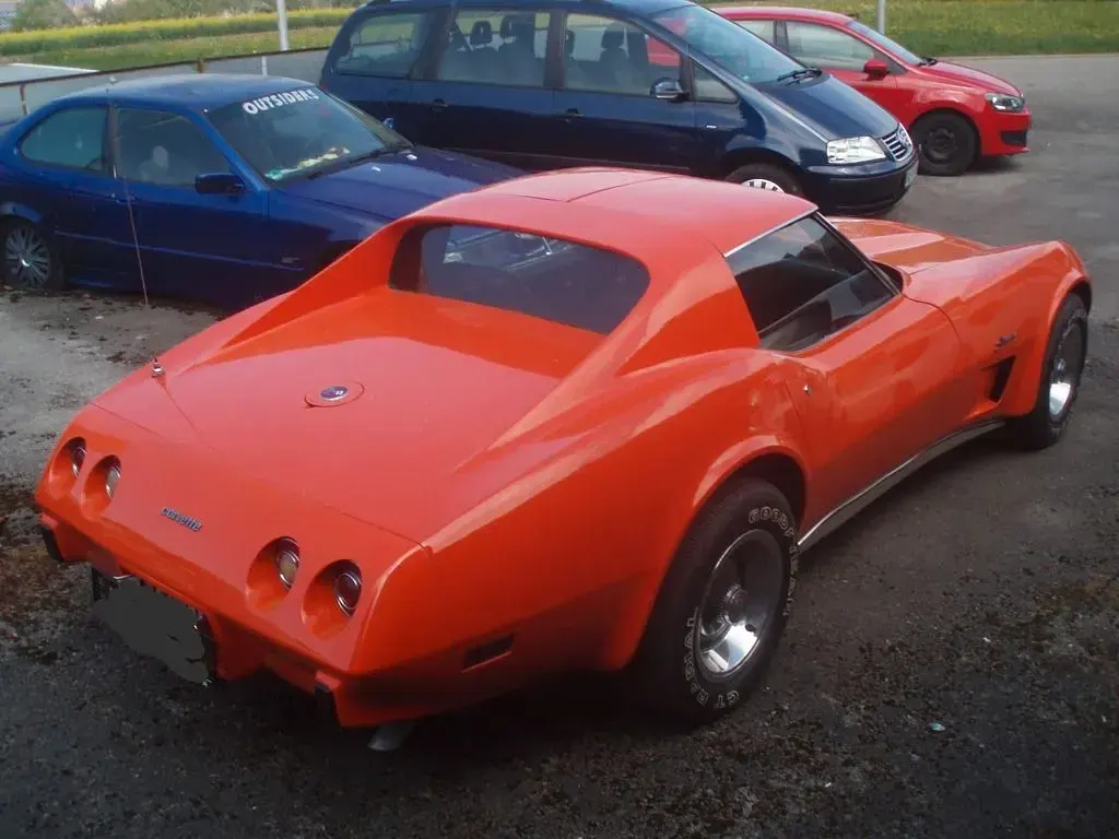 Gebraucht Corvette C3 200 PS (147 kW) 1976 Orange Coupé