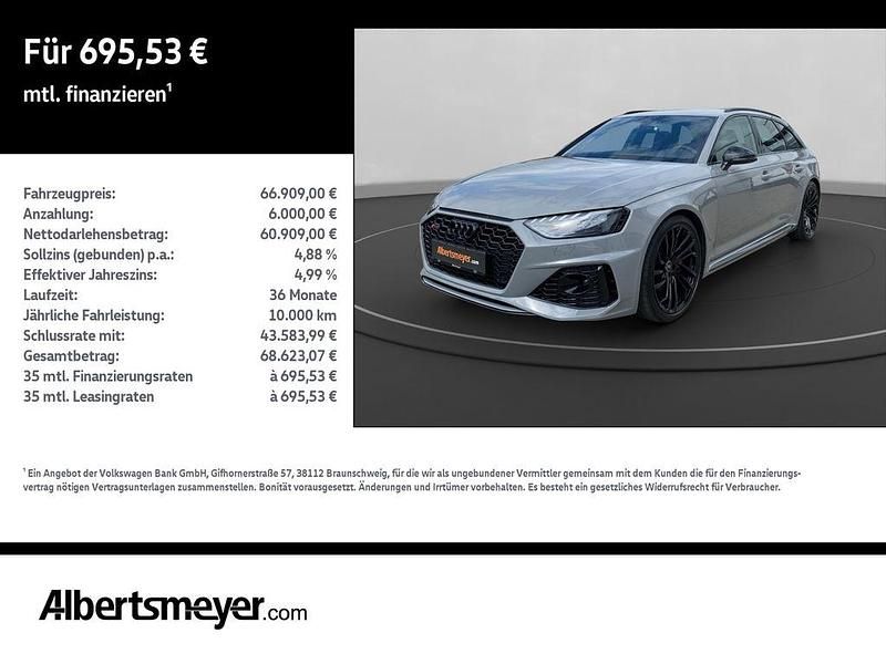 Grau Gebraucht 2023 Audi RS4 Sport Kombi | 66.909 € (Superpreis) - Bild 1/4