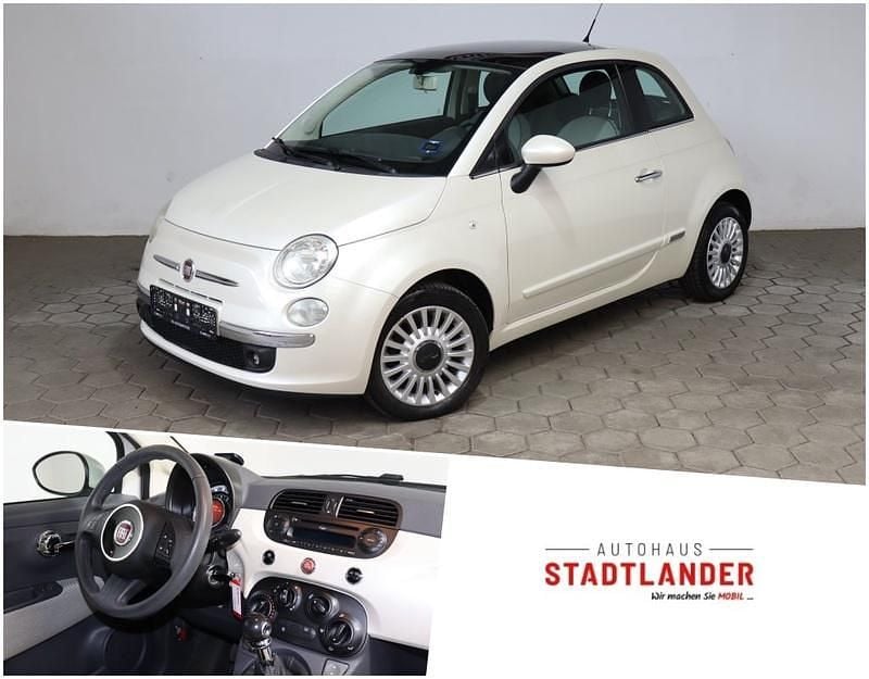 Gebraucht Fiat 500 Lounge 69 PS (50 kW) 2011 Weiß Kleinwagen