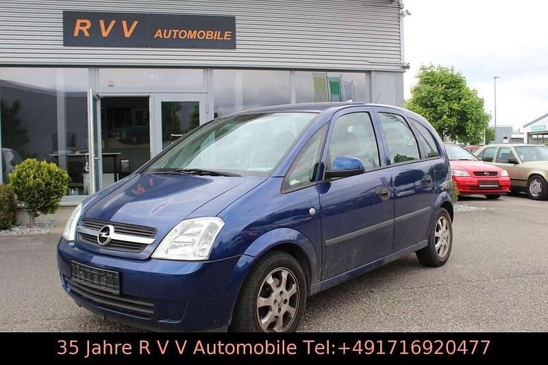 Blau Gebraucht 2003 Opel Meriva Enjoy Van / Kleinbus | 390 € (Superpreis) - Bild 1/4