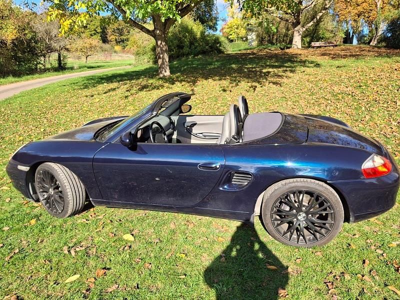 Gebraucht Porsche Boxster 204 PS (150 kW) 1998 Blau Cabrio