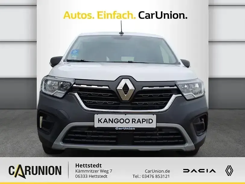Gebraucht Renault Kangoo Rapid Advance 95 PS (69 kW) 2024 Mineralweiß (weiß) Van / Kleinbus