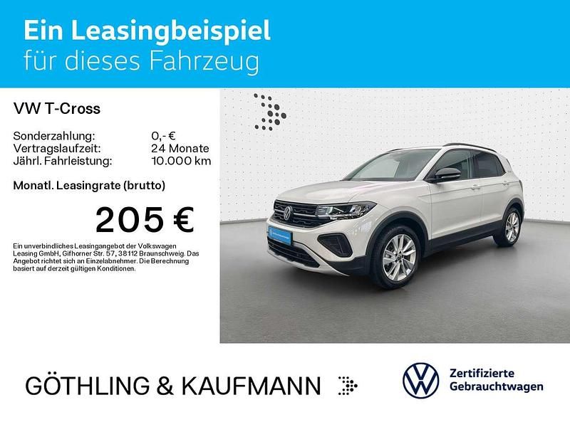 Gebraucht VW T-Cross Goal 95 PS (69 kW) 2025 Pure white SUV