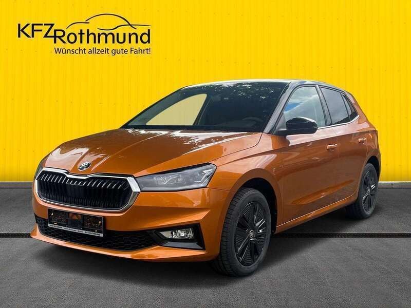 Gebraucht Skoda Fabia Style 110 PS (80 kW) 2022 Phoenix orange metallic Kleinwagen