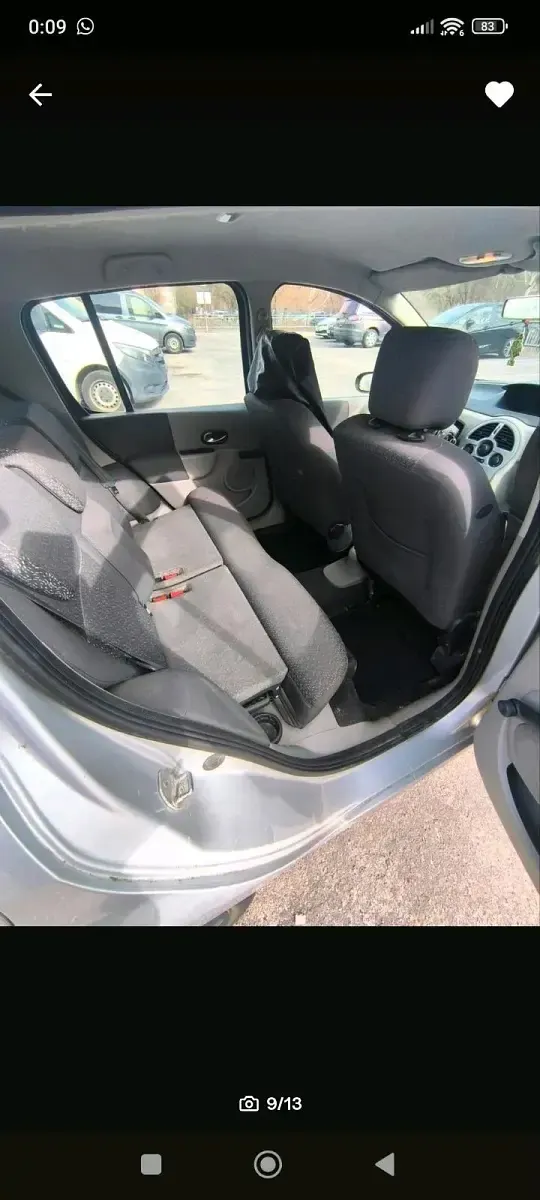 Usado Renault Modus 75 CV (55 kW) 2006 Plateado Monovolumen