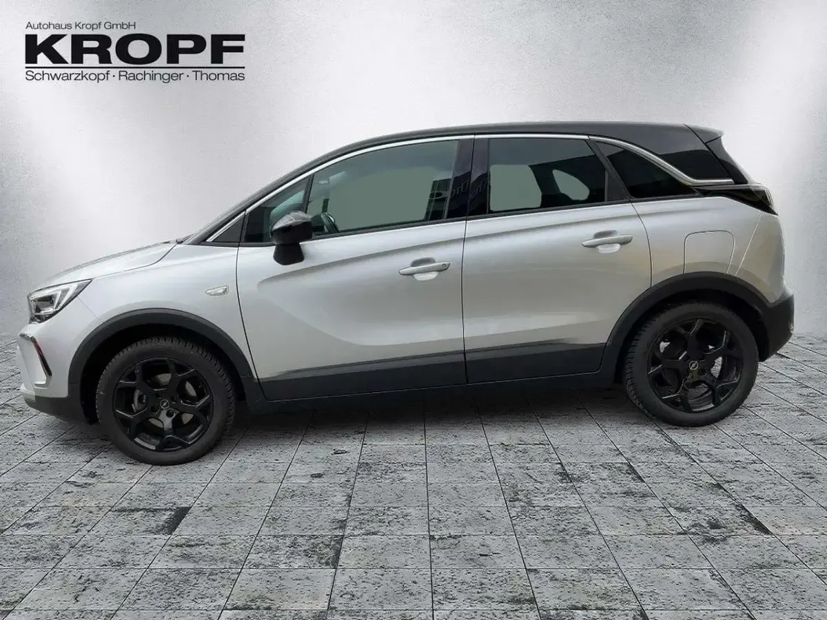 Gebraucht Opel Crossland X Elegance 110 PS (80 kW) 2023 Lackierung aluminiumgrau/meta SUV