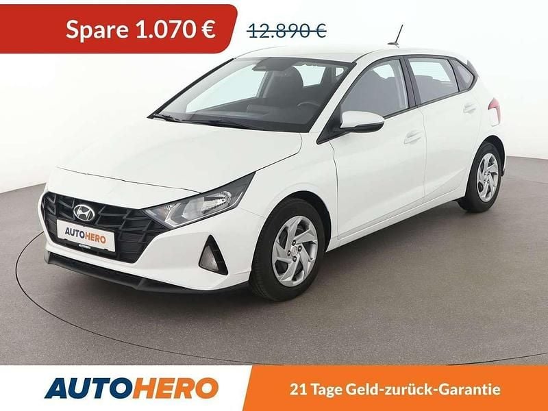 Weiß Gebraucht 2021 Hyundai i20 Pure Kleinwagen | 11.820 € (Fairer Preis) - Bild 1/3