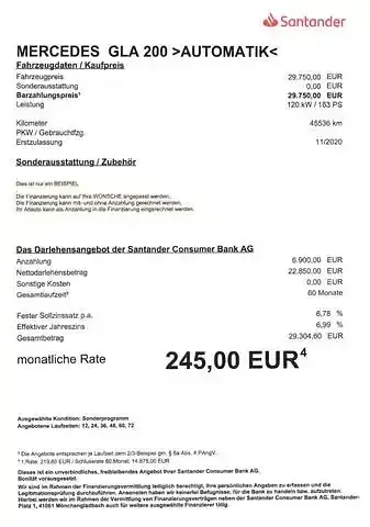Używany Mercedes GLA200 163 KM (119 kW) 2020 Szary SUV