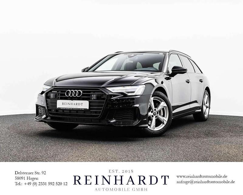 Mythosschwarz metallic Gebraucht 2024 Audi A6 S-Line Kombi | 42.385 € (Guter Preis) - Bild 1/1