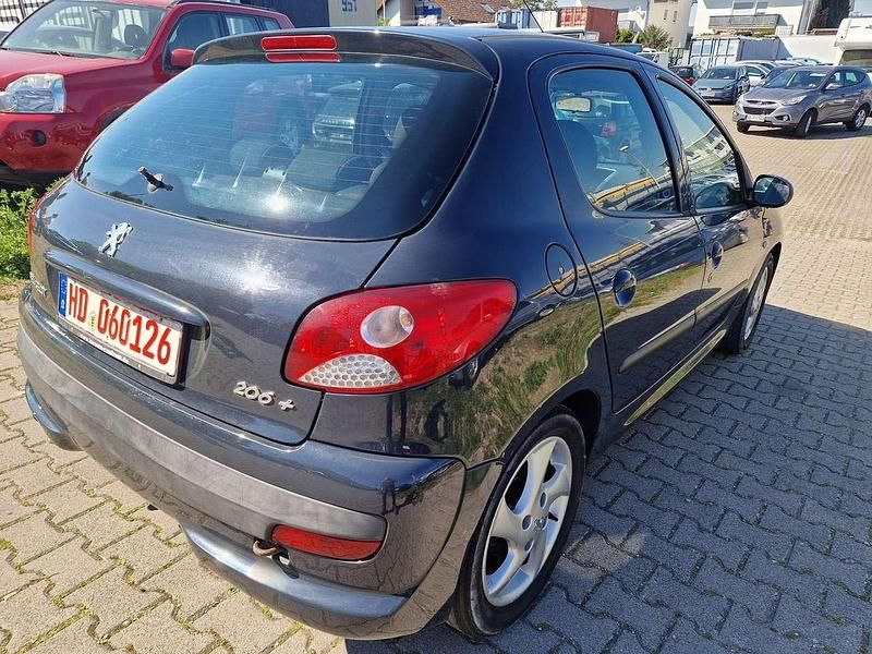 Gebraucht Peugeot 206+ 68 PS (50 kW) 2010 Lack grau hurricane Kleinwagen