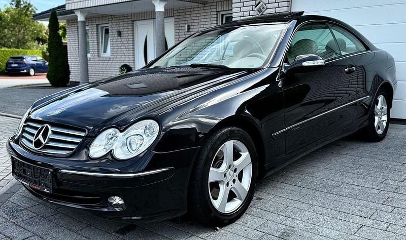 Schwarz Gebraucht 2003 Mercedes CLK270 Elegance Coupé | 5.599 € (Guter Preis) - Bild 1/4