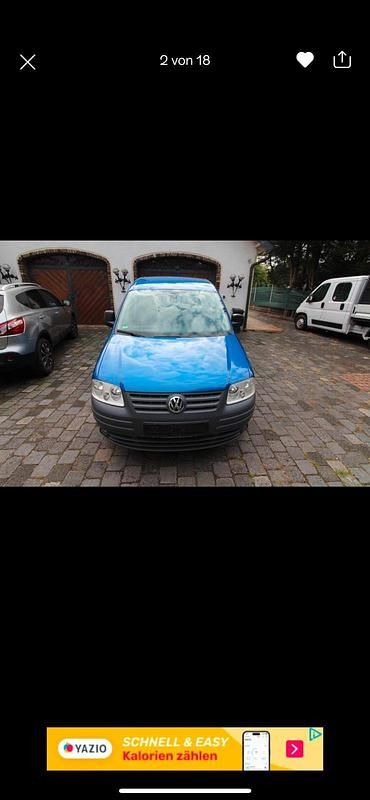 Blau Gebraucht 2008 VW Caddy Life Van / Kleinbus | 4.500 € (Teuer) - Bild 1/4