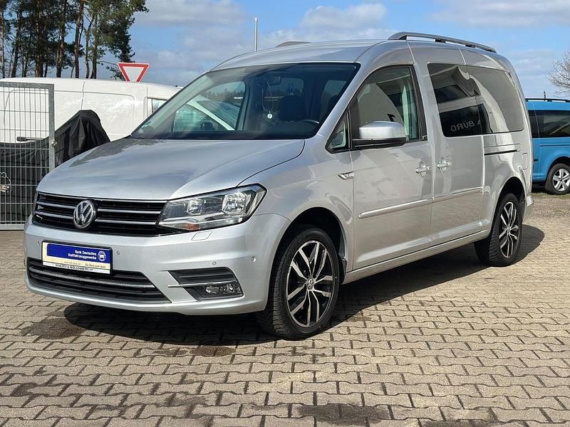 Gebraucht VW Caddy Maxi 102 PS (75 kW) 2015 Silber Van / Kleinbus