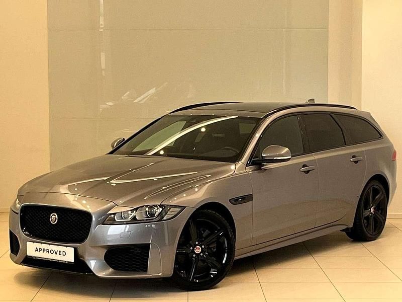 Eiger grey Gebraucht 2020 Jaguar XF Sportbrake Chequered Flag Kombi | 27.980 € (Fairer Preis) - Bild 1/4
