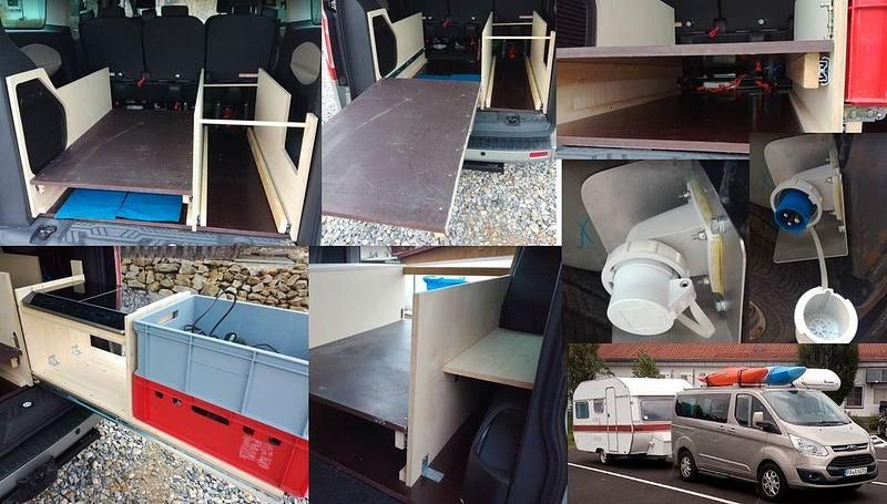 Gebraucht Ford Tourneo 155 PS (114 kW) 2015 Beige Van / Kleinbus