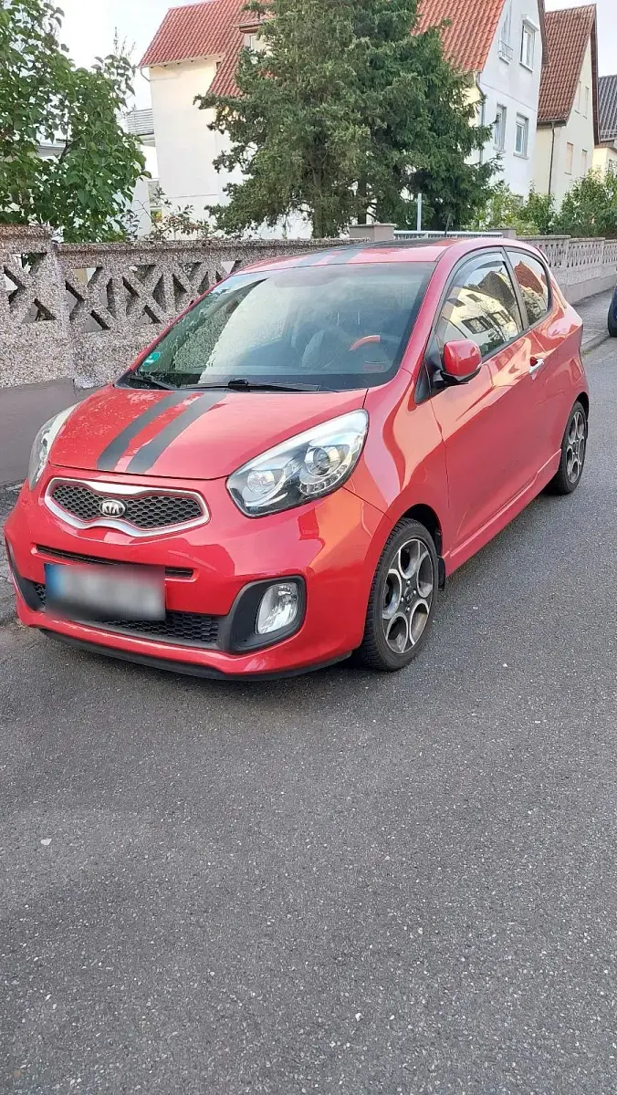 Gebraucht Kia Picanto 86 PS (63 kW) 2014 Rot Kleinwagen