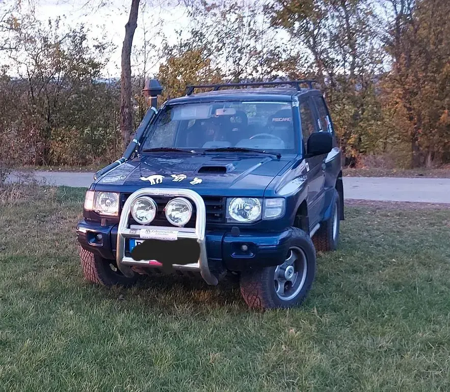Gebraucht Mitsubishi Pajero 125 PS (91 kW) 1999 Blau SUV