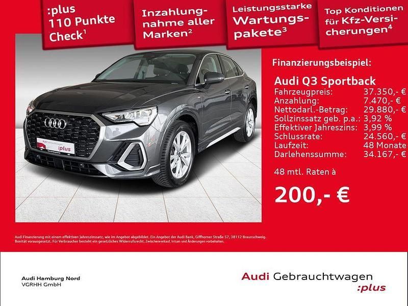 6y daytonagrau perleffekt Gebraucht 2024 Audi Q3 Sportback S-Line SUV | 39.920 € (Guter Preis) - Bild 1/3