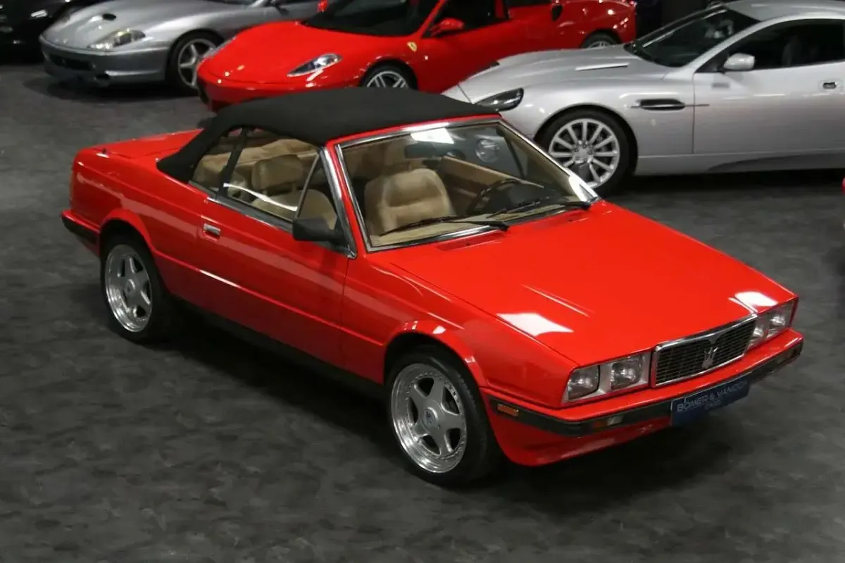 Gebraucht Maserati Biturbo 188 PS (138 kW) 1988 Rot Cabrio