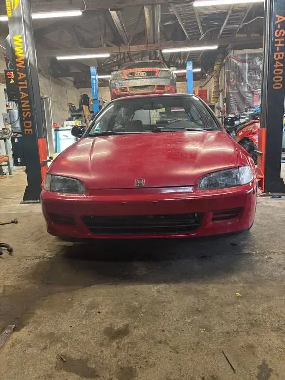 Gebraucht Honda Civic 75 PS (55 kW) 1992 Rot Kleinwagen