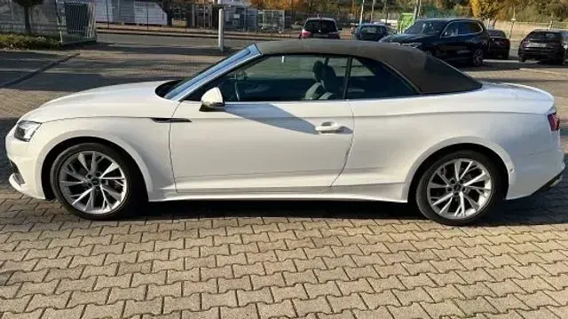 Gebraucht Audi A5 Cabriolet Advanced 204 PS (150 kW) 2021 Weiß Cabrio