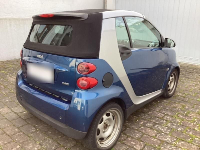 Gebraucht Smart ForTwo Cabrio Passion 71 PS (52 kW) 2009 Blau Cabrio