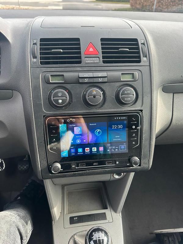 Gebraucht VW Touran 90 PS (66 kW) 2003 Grün Van / Kleinbus