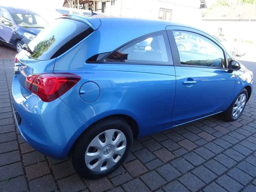 Gebraucht Opel Corsa Edition 90 PS (66 kW) 2015 Blau Kleinwagen