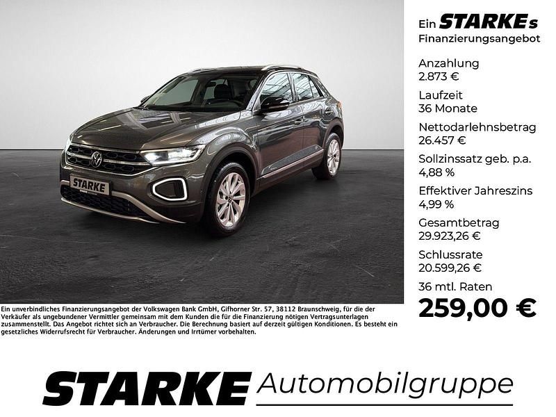 Gebraucht VW T-Roc Style 150 PS (110 kW) 2022 Blau (ravennablau metallic) SUV