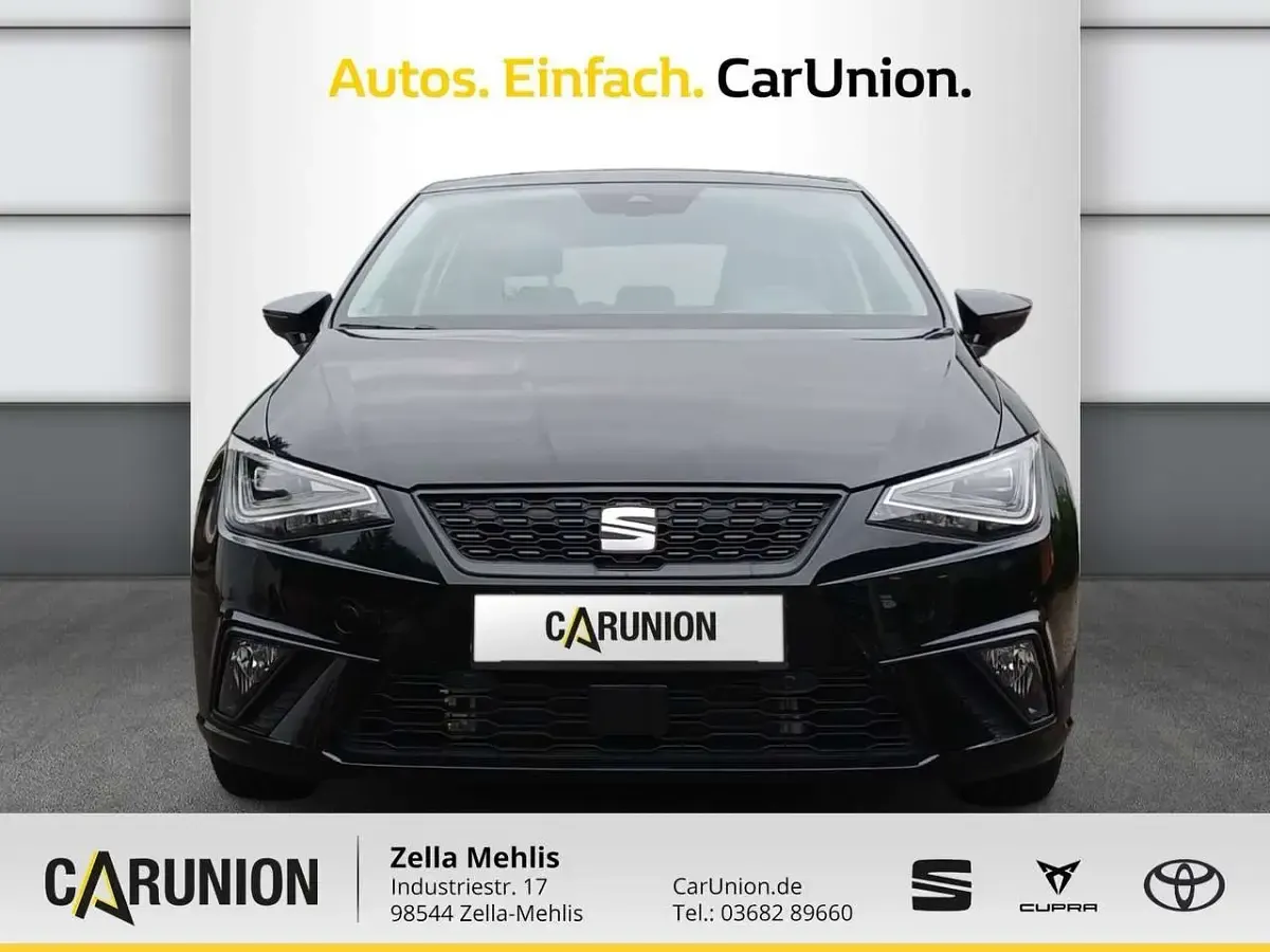 Neu Seat Ibiza Style 116 PS (85 kW) 2025 Midnight schwarz Kleinwagen