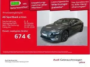 Gebraucht Audi A6 e-tron 314 kW (428 PS) 2025 Grau (6y daytonagrau perleffekt) Limousine