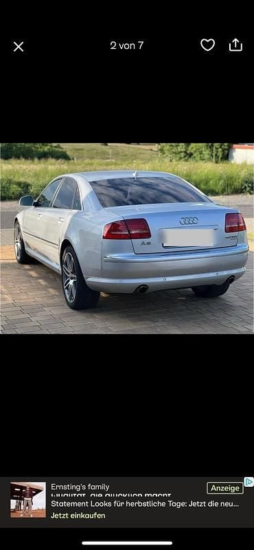 Gebraucht Audi A8 233 PS (171 kW) 2008 Silber Limousine