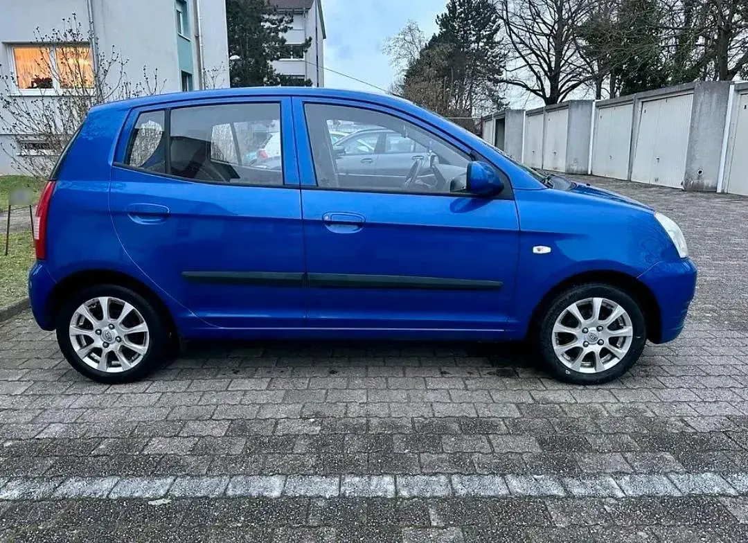Gebraucht Kia Picanto 60 PS (44 kW) 2006 Blau Kleinwagen