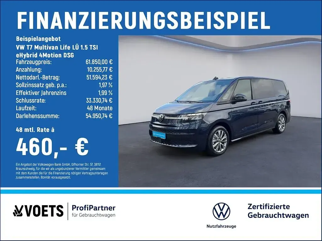 Gebraucht VW Multivan Life 177 PS (130 kW) 2025 Blau Van / Kleinbus