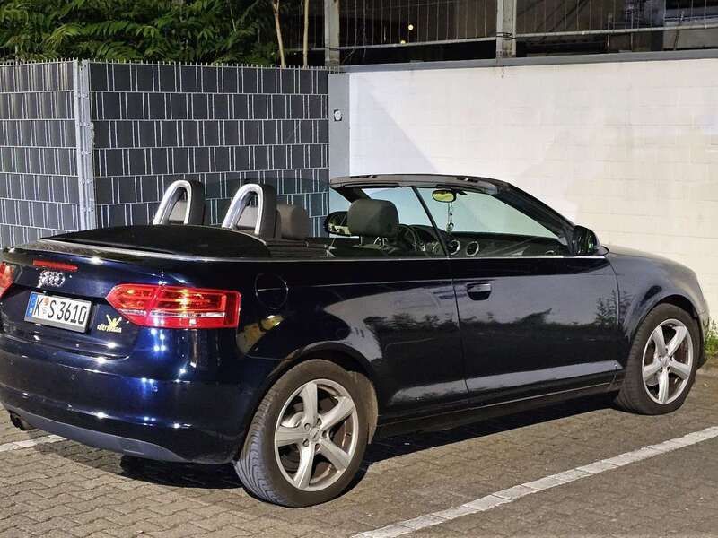 Blau Gebraucht 2008 Audi A3 Cabriolet Cabrio | 11.000 € - Bild 1/4