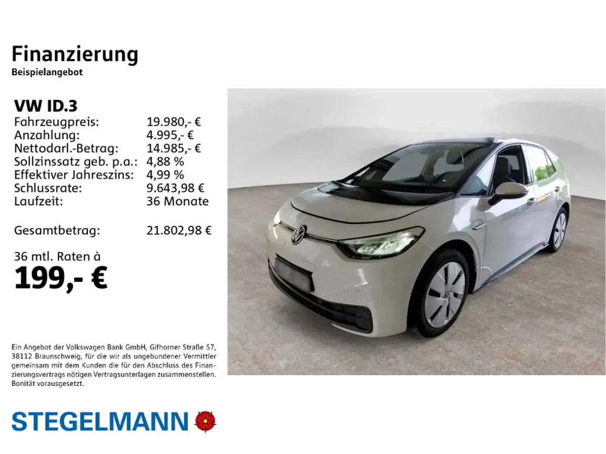 Gebraucht VW ID.3 Pure 110 kW (150 PS) 2022 Kleinwagen