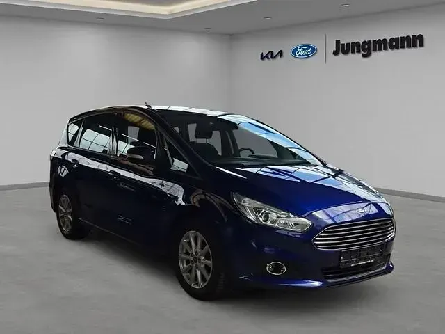Gebraucht Ford S-MAX Business Edition 241 PS (177 kW) 2017 Deep impact blue (metallic) Van / Kleinbus