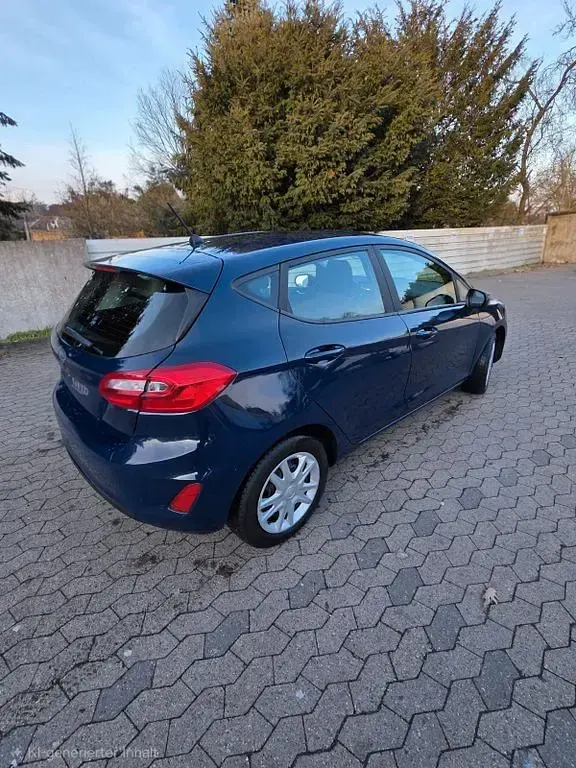 Brugt Ford Fiesta Titanium 101 HK (74 kW) 2018 Blå Hatchback