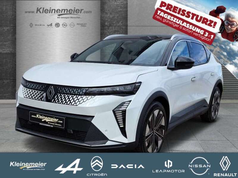 Gebraucht Renault Scenic E-Tech Techno 160 kW (218 PS) 2024 Perlmuttweiß, schwarzes dach SUV