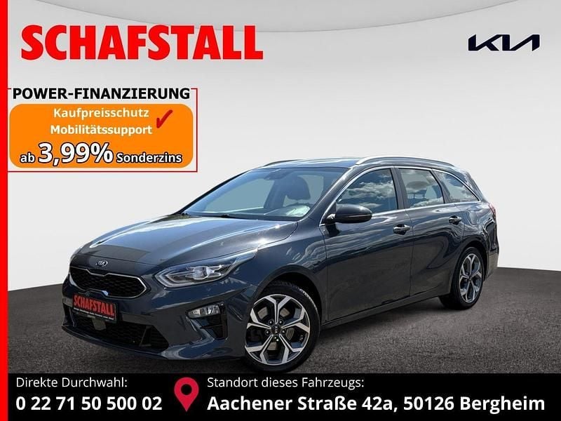 Grau ((h8g) pentametal met.) Gebraucht 2021 Kia Ceed Sportswagon Spirit Kombi | 16.979 € (Fairer Preis) - Bild 1/3