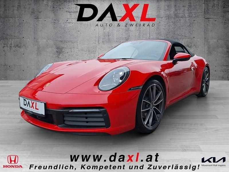 Rot Gebraucht 2022 Porsche 911 Carrera Cabriolet Cabrio | 109.911 € (Guter Preis) - Bild 1/4