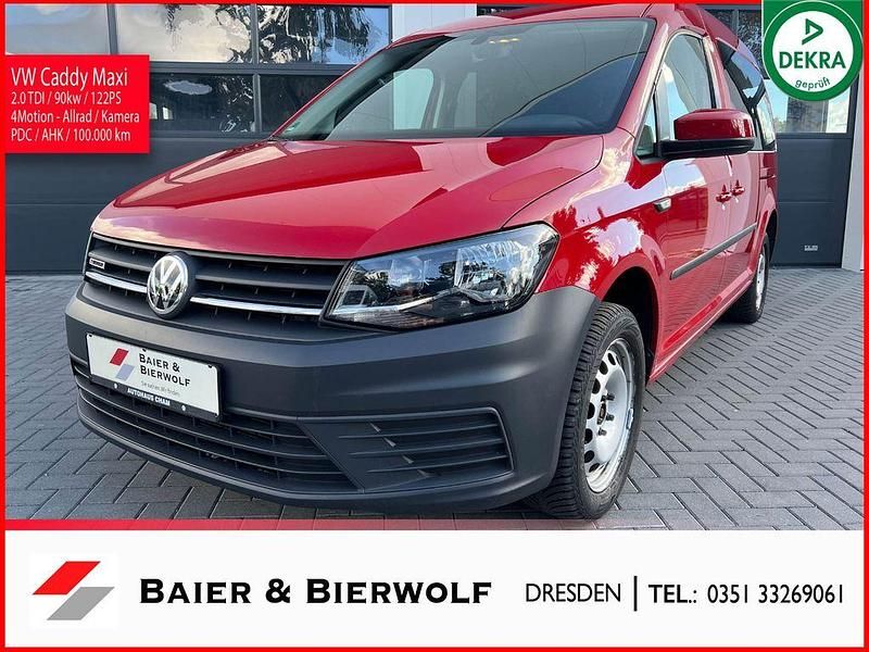 Rot Gebraucht 2019 VW Caddy Maxi Van / Kleinbus | 20.990 € (Fairer Preis) - Bild 1/4