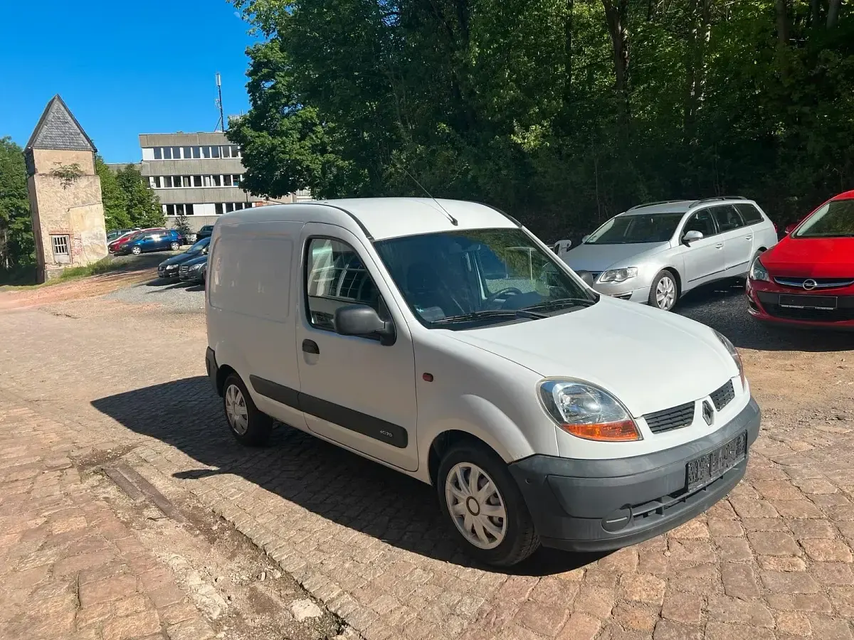Gebraucht Renault Kangoo 66 PS (48 kW) 2004 Weiß Van / Kleinbus