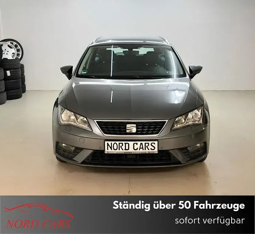 Usata Seat Leon ST 116 CV (85 kW) 2017 Grigio Station wagon