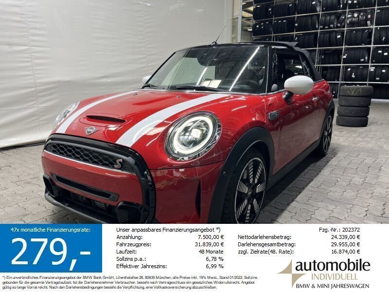 Chili red Gebraucht 2023 Mini Cooper S Cabriolet Cabrio | 31.820 € (Fairer Preis) - Bild 1/4