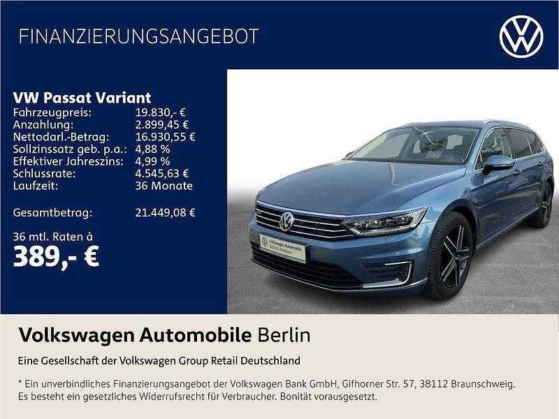 Gebraucht VW Passat GTE 218 PS (160 kW) 2017 Blau Kombi